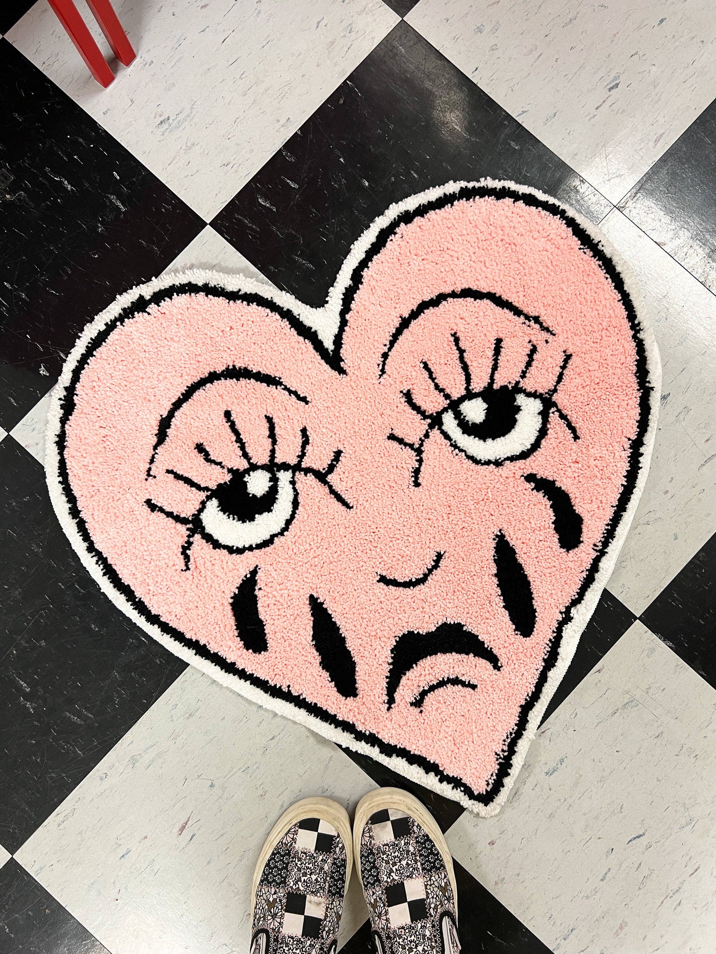 Crying Heart Rug