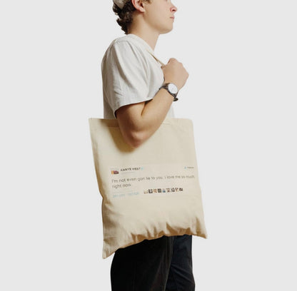 Kanye Tweet Tote Bag