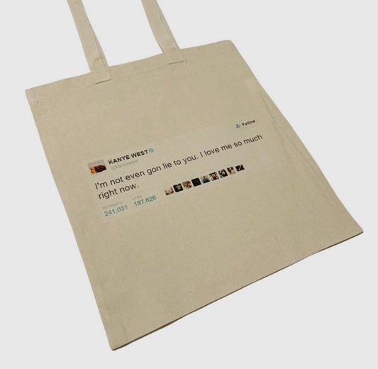 Kanye Tweet Tote Bag